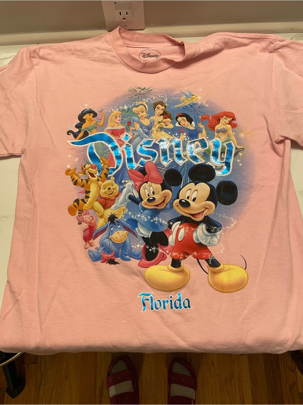 Disney Pink Disney Florida Graphic T‑Shirt